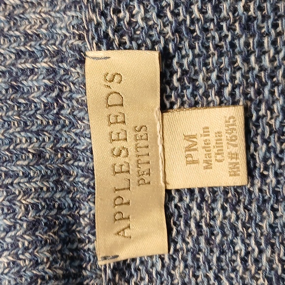 Appleseed's Open Front Linen Blend Cardigan Sweater - Picture 4 of 5